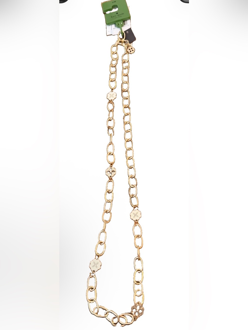 kate spade Gold Floral Link Belt size S. NWT